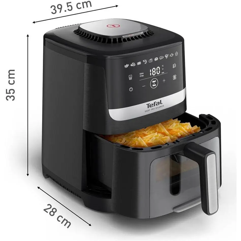 Мультипіч (аерофритюрниця) Tefal Easy Fry Silence Vision XL EY5568E0 - фото 4