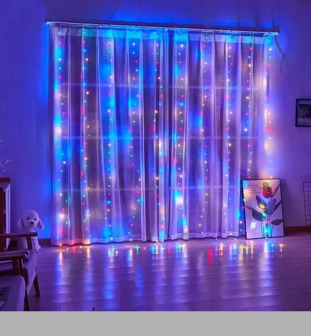 Гірлянда-штора XPRO різнокольорова 3х3 м з 240 LED лампами (46843-_293) - фото 2