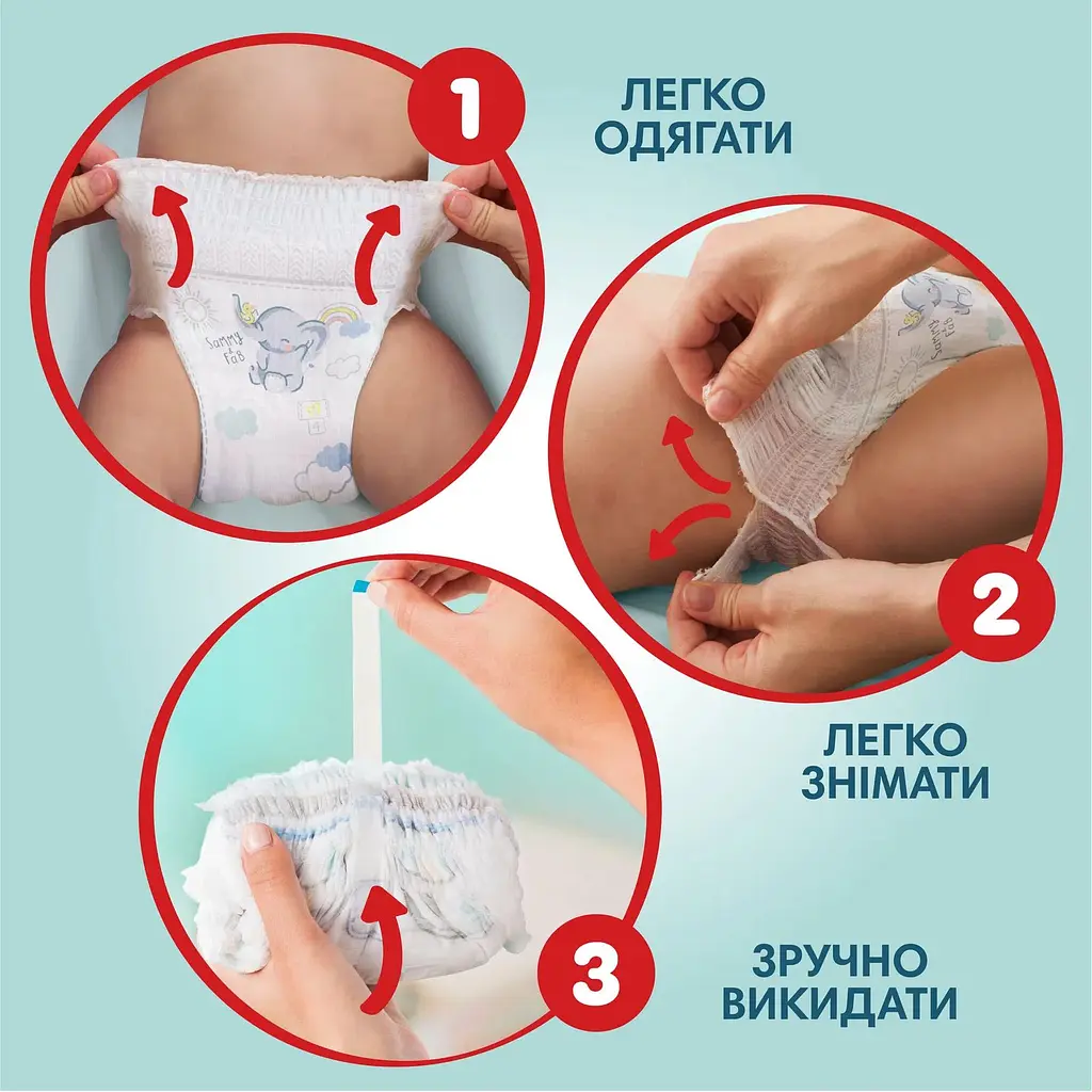 Подгузники-трусики Pampers Premium Care Pants Размер 3 (6-11 кг) 70 шт.  - фото 5