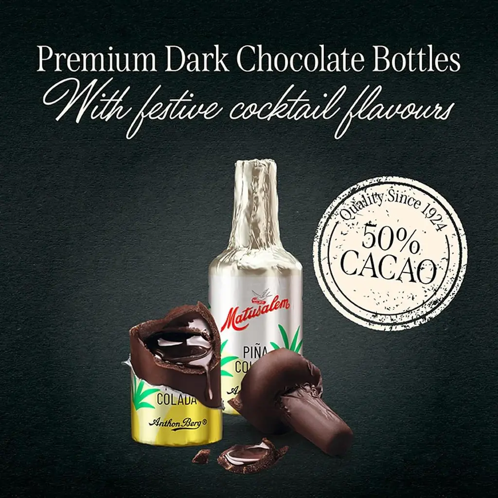 Шоколадні пляшечки з коктейлями Anthon Berg Chocolate Cocktail Liqueurs 8шт, 125г - фото 5