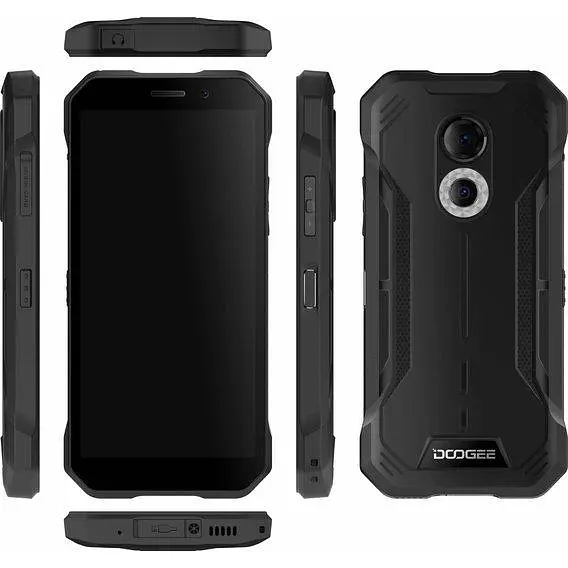 Защищенный смартфон Doogee S51 4/64GB, АКБ 5 180мАч Black - фото 3