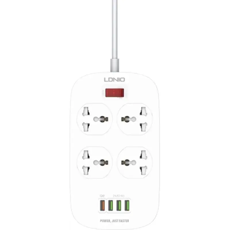 Мережевий фільтр живлення LDNIO SC4407Q 4роз. 4USB 2м (SC4407Q) - фото 2
