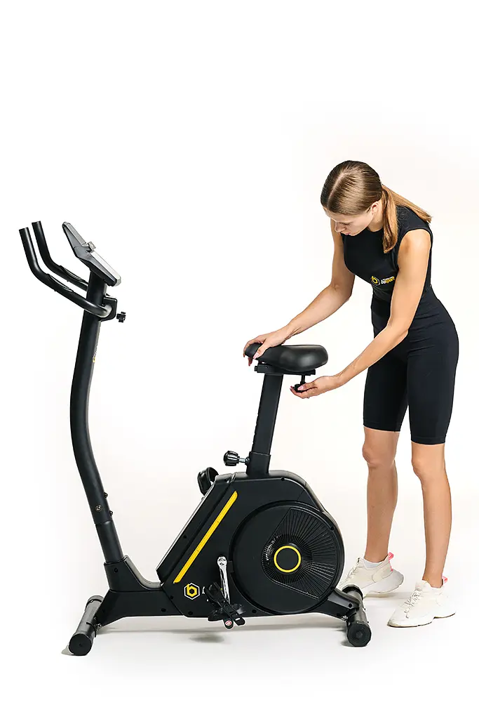 Велотренажер Besport BS-6047 MAYBIKE електромагнітний чорно-жовтий - фото 10