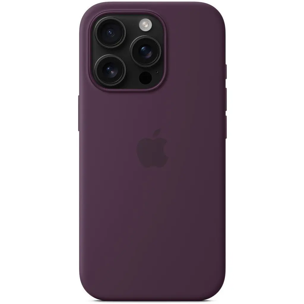 Чохол-накладка Apple Silicone Case with MagSafe для Apple iPhone 16 Pro Plum (MYYM3) - фото 2