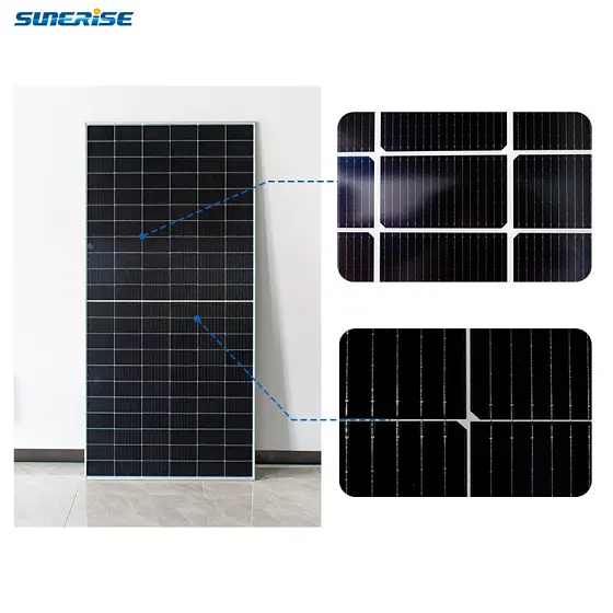 Сонячна панель Sunerise 630 Вт JC615-132-210R-DG N-тип TOPCon Bifacial (Двостороння) - фото 3