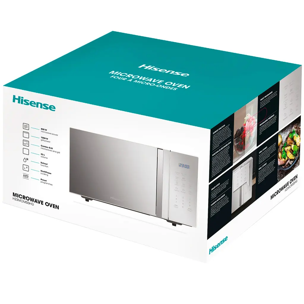 Мікрохвильова піч-гриль Hisense H23MOMS5HG - фото 6