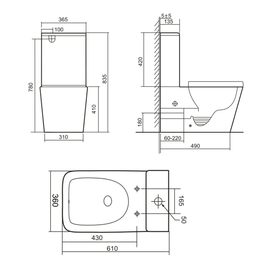 Унітаз підлоговий Qtap Tern Ultra Quiet з сидінням Slim Duroplast/ Soft-close/ Quick Release QT17226003AW - фото 10