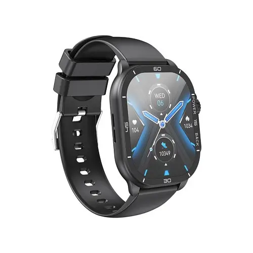 Смарт-часи XO J12 AMOLED Screen Smart Sports Talking Watch Чорний - фото 5