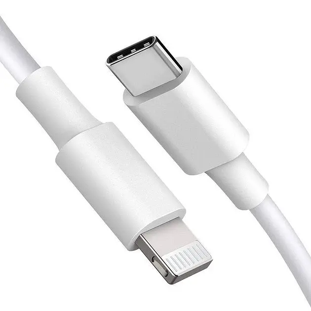 Кабель Apple USB-C to Lightning Cable 1m HC White - фото 2