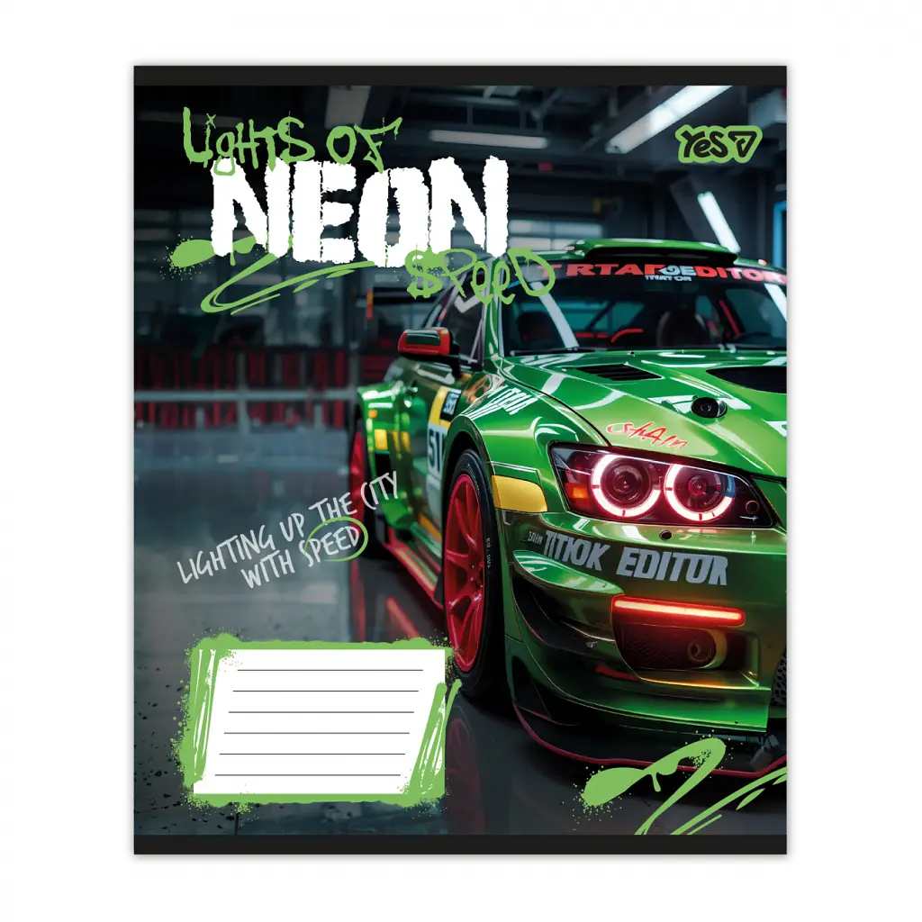 Зошит Yes Neon А5 24 аркушів клітинка (768812), в асортименті - фото 3