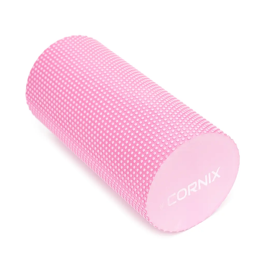 Масажний ролик Cornix EVA+ 30 x 15 см (валик, ролер) XR-0298 Pink - фото 4