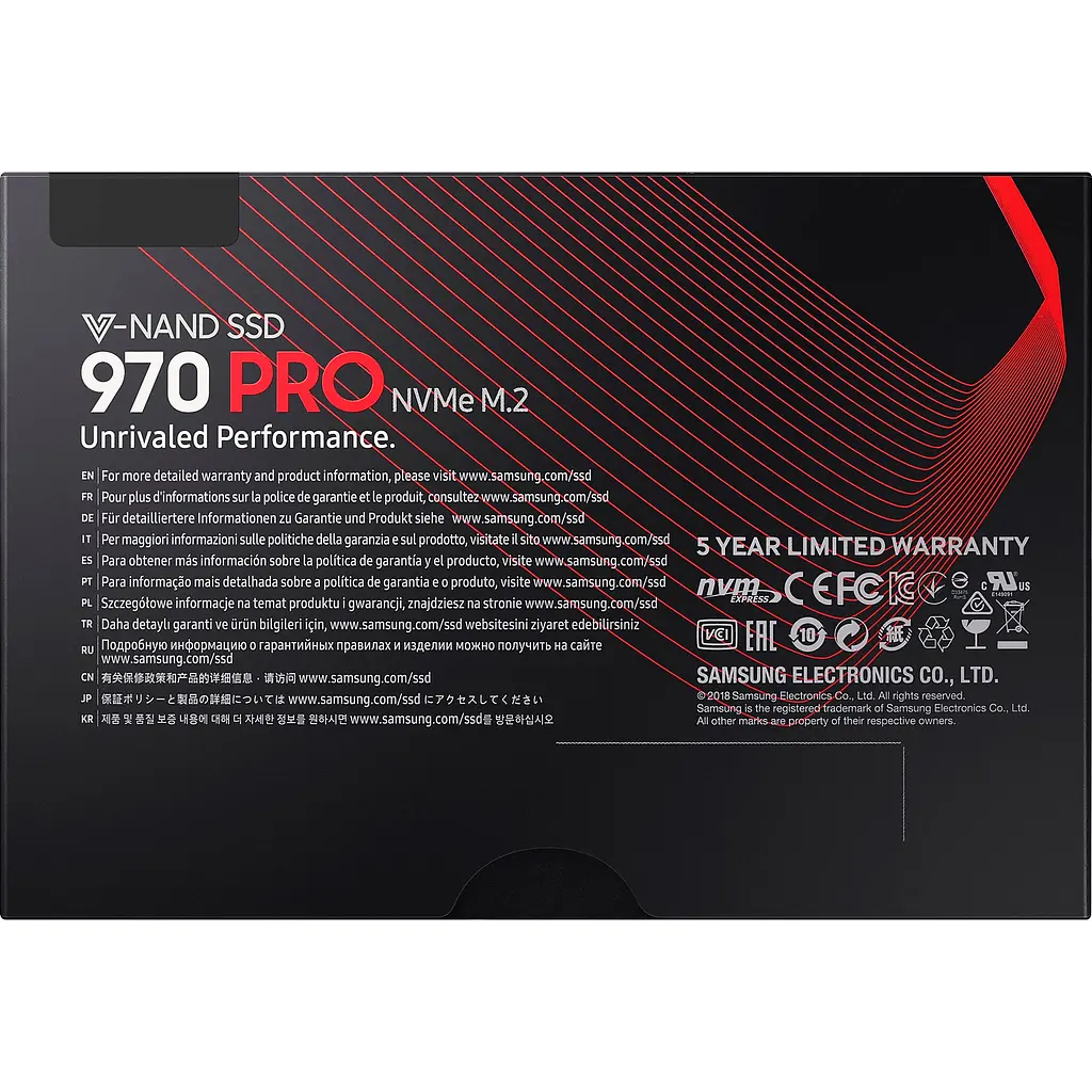 SSD накопичувач Samsung 970 PRO 1 TB [MZ-V7P1T0BW] [122192] - фото 6