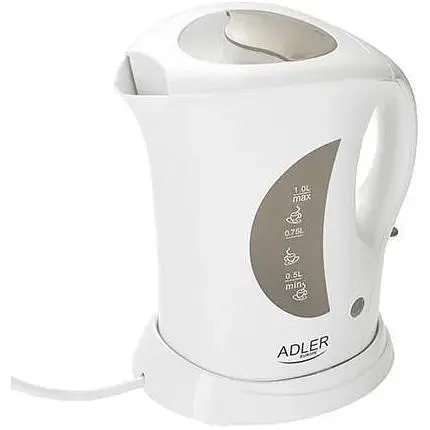 Электрический чайник Adler AD 03 спиральный нагреватель 1 л - фото 2