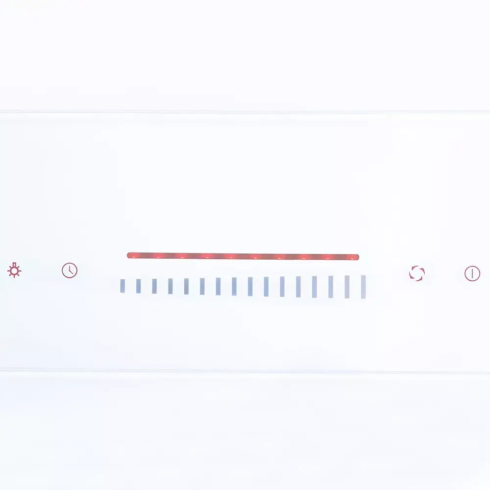 Вытяжка декоративная наклонная WEILOR PDL 62304 WH 1100 LED Strip - фото 9