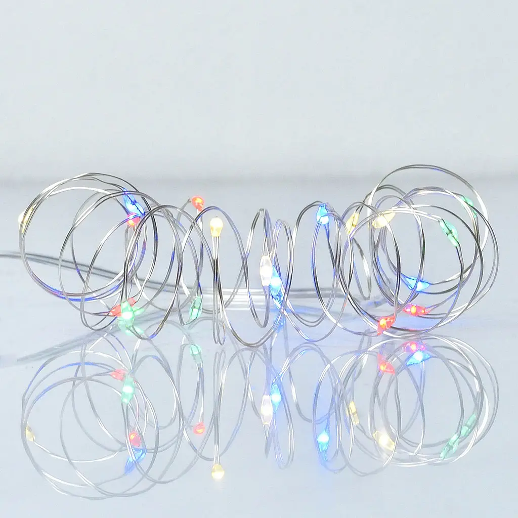Електрогірлянда Yes! Fun Нитка на мідному дроті 20 LED різнокольорова 2 м статична (975022) - фото 3