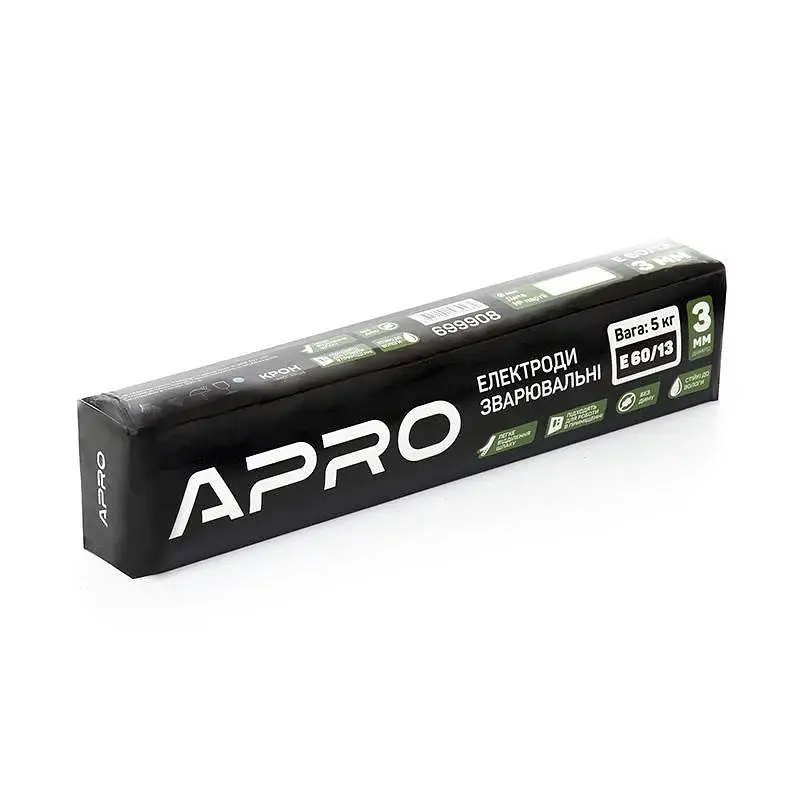 Електроди зварювальні Apro Е 60/13 AC/DC 5 кг 3 мм 30412 - фото 5