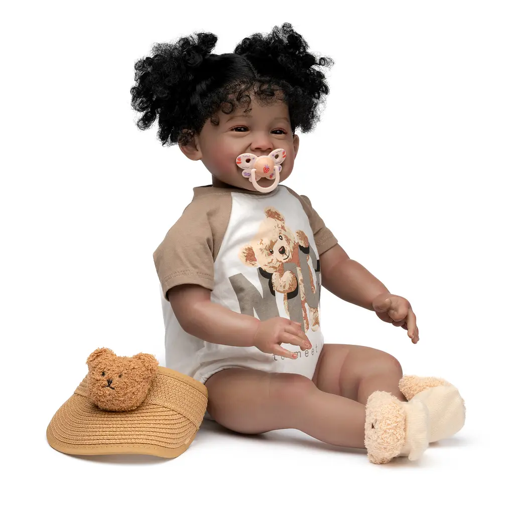 Силіконова колекційна лялька реборн reborn дівчина дашики Reborn Dolls det0018841 - фото 2