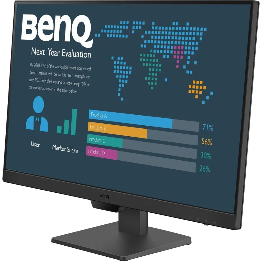 Монітор TFT 27" BenQ BL2790, IPS, 100Гц, 2хHDMI, DP, колонки, чорний (9H.LM6LB.QBE) - фото 3