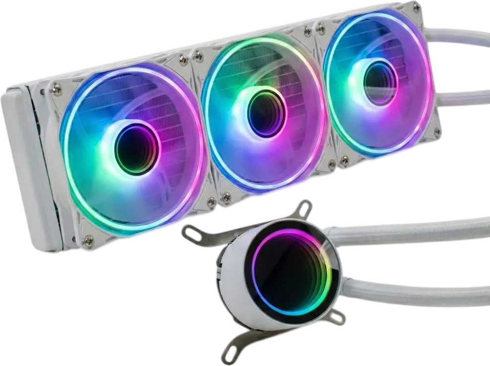 Водяне охолодження Vinga Wave ARGB White - фото 4
