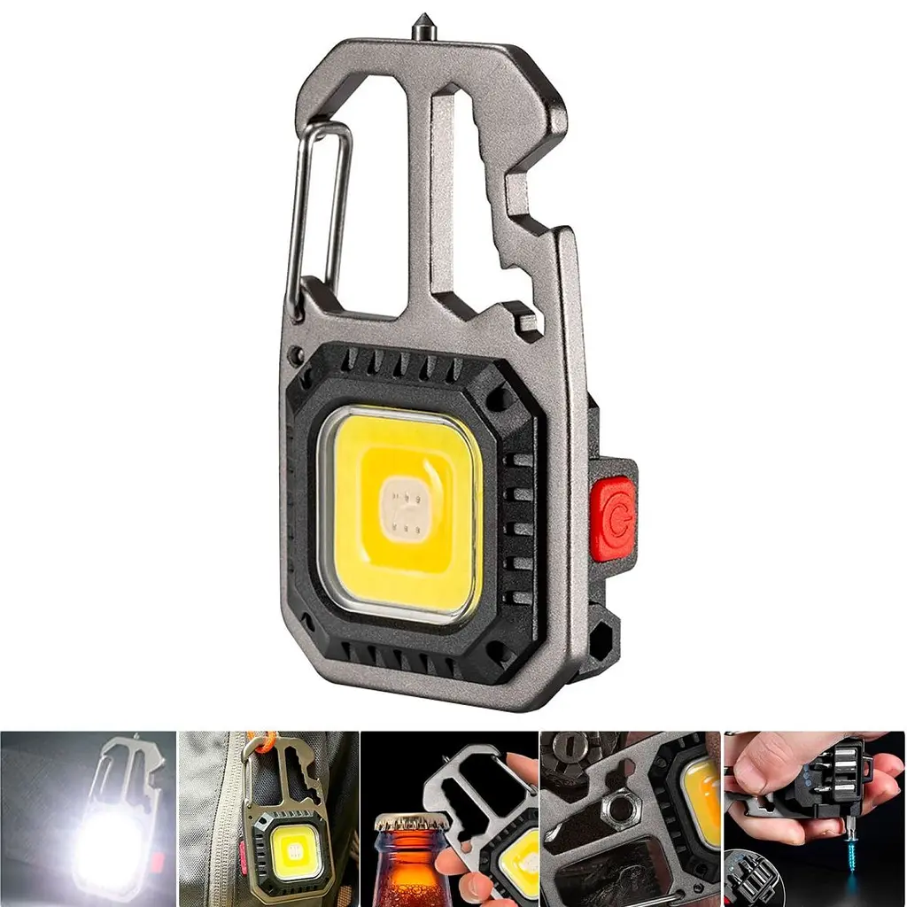 Багатофункціональний ліхтарик DK Handheld Multifunctional LED Flashlight W5138 Black [77358] - фото 5