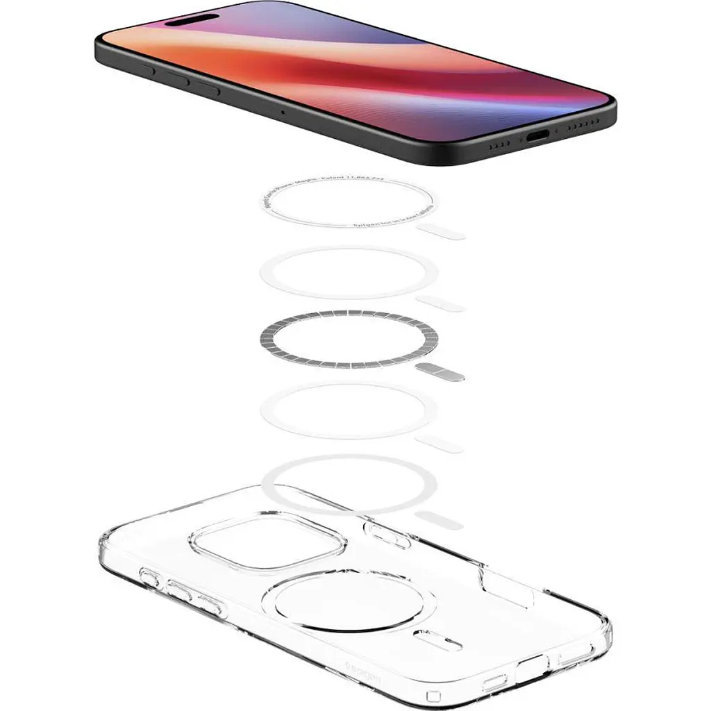 Чохол Spigen Liquid Crystal with MagSafe для Apple iPhone 16 Pro Max Crystal Clear (ACS08387) [122072] - фото 6
