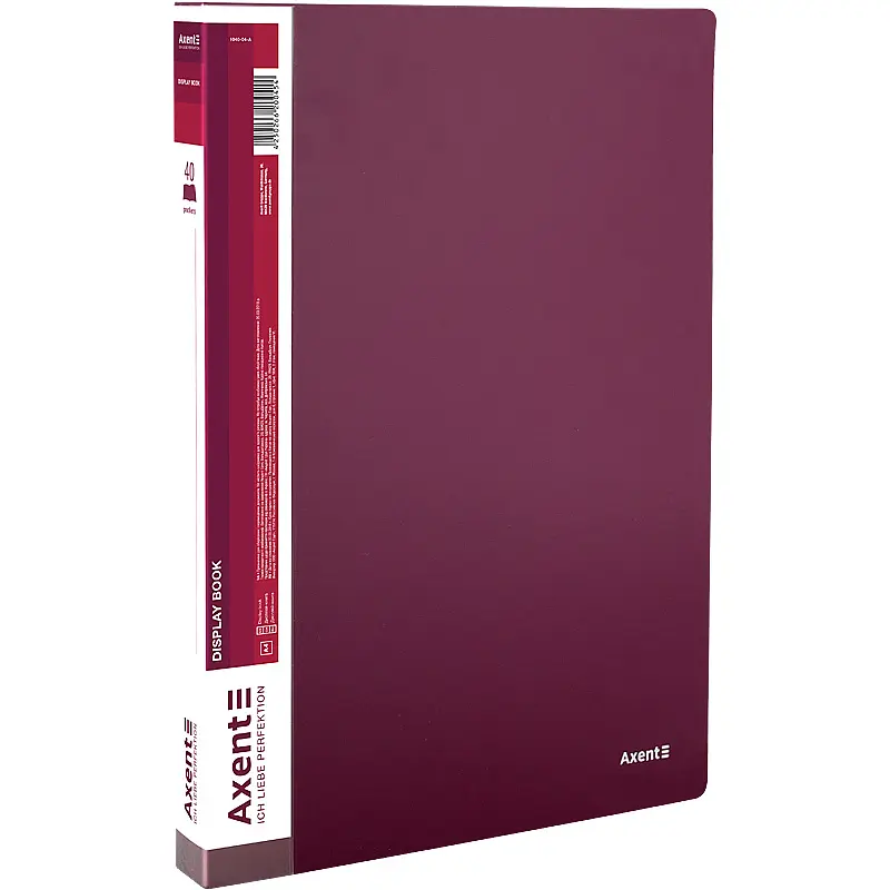 Дисплей-книга Axent А4 40 файлiв бордова (1040-04-A) - фото 2