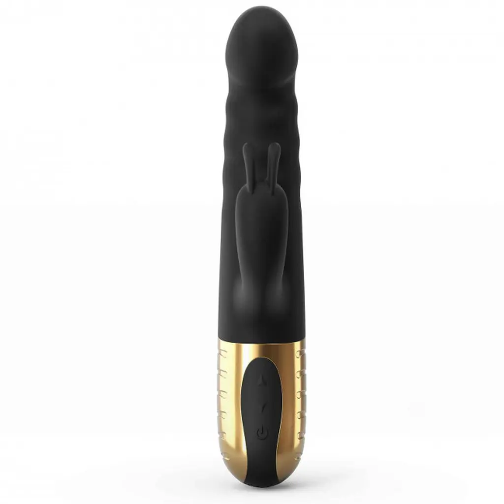 Вібратор кролик Dorcel G-Stormer 23.5х3.9 см чорний - фото 3