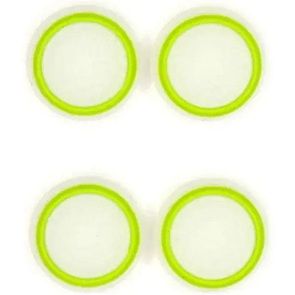 Накладки на стіки Thumb Grips 4-pack для PS4/PS5/Xbox White Green [122996] - фото 4