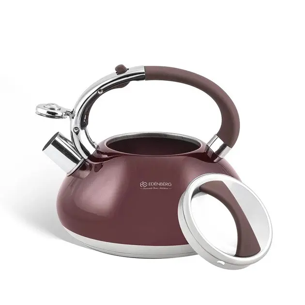 Чайник зі свистком Edenberg EB-2452-Burgundy 3 л бордовий - фото 3