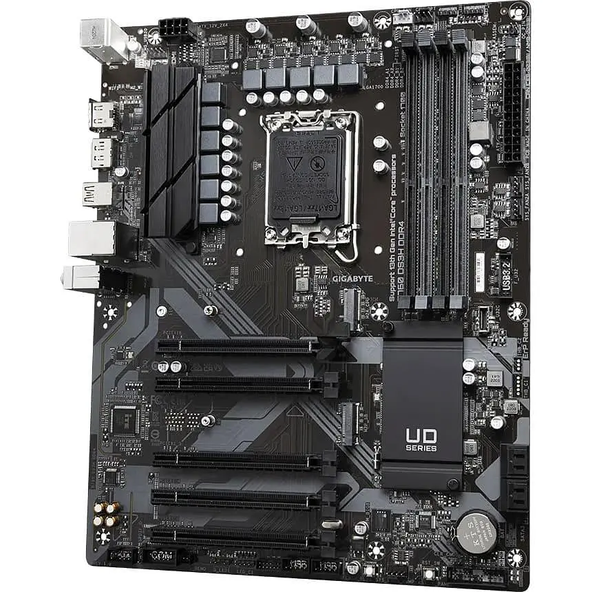 Материнська плата Gigabyte B760 DS3H DDR4 (B760 DS3H DDR4) (Socket 1700, Intel B760, ATX) - фото 2