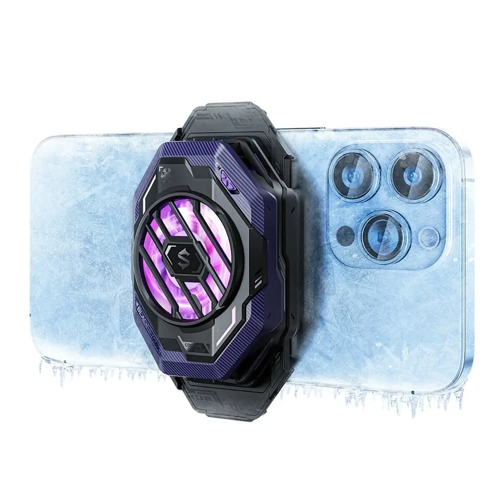 Комплект: кулер охолодження (радіатор) Black Shark FunCooler 3 Pro + 4 напальчники Sarafox з боксом для зберігання - фото 4