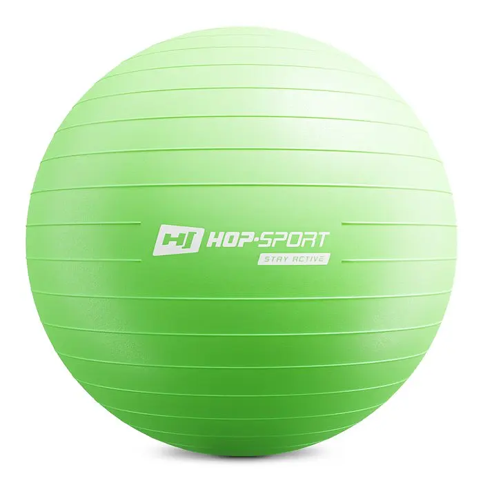 Фітбол Hop-Sport 65см зелений + насос 2020 - фото 2
