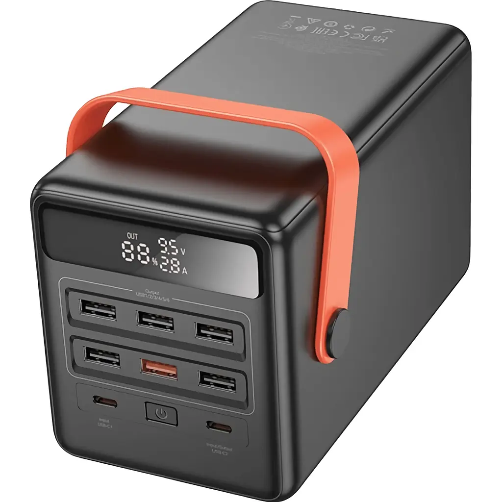 Зовнішній акумулятор Hoco Centurion DB03 Max 100000mAh 65W Black [122156] - фото 4
