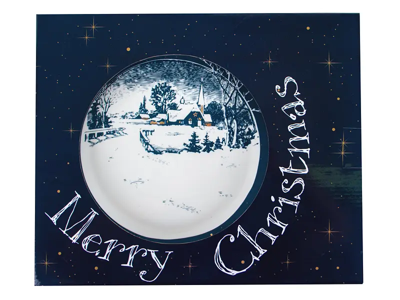 Блюдо для торта з лопаткою Lefard New Christmas 26 см (924-723) - фото 2