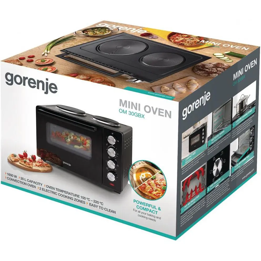 Настольная плита с духовкой Gorenje OM30GBX - фото 10
