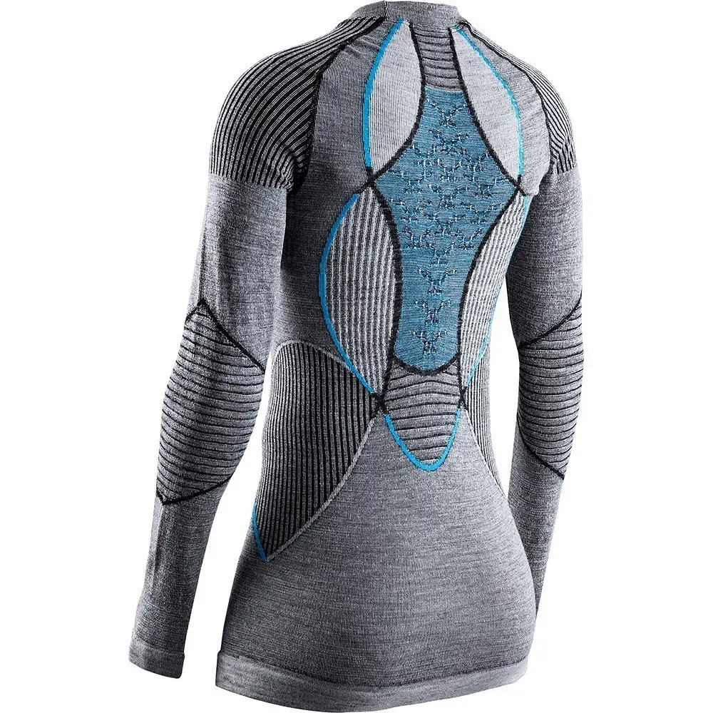 Термокофта X-Bionic Apani 4.0 Merino Shirt Round Neck Long Sleeve Women XS Синій (1068-AP-WT06W19W XS B284) - фото 2