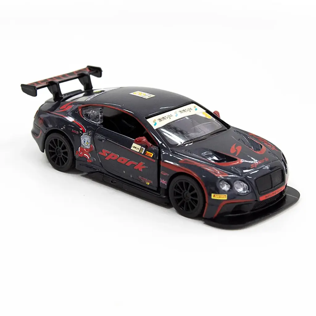 Автомодель - BENTLEY CONTINENTAL GT3 (чорний) - фото 9