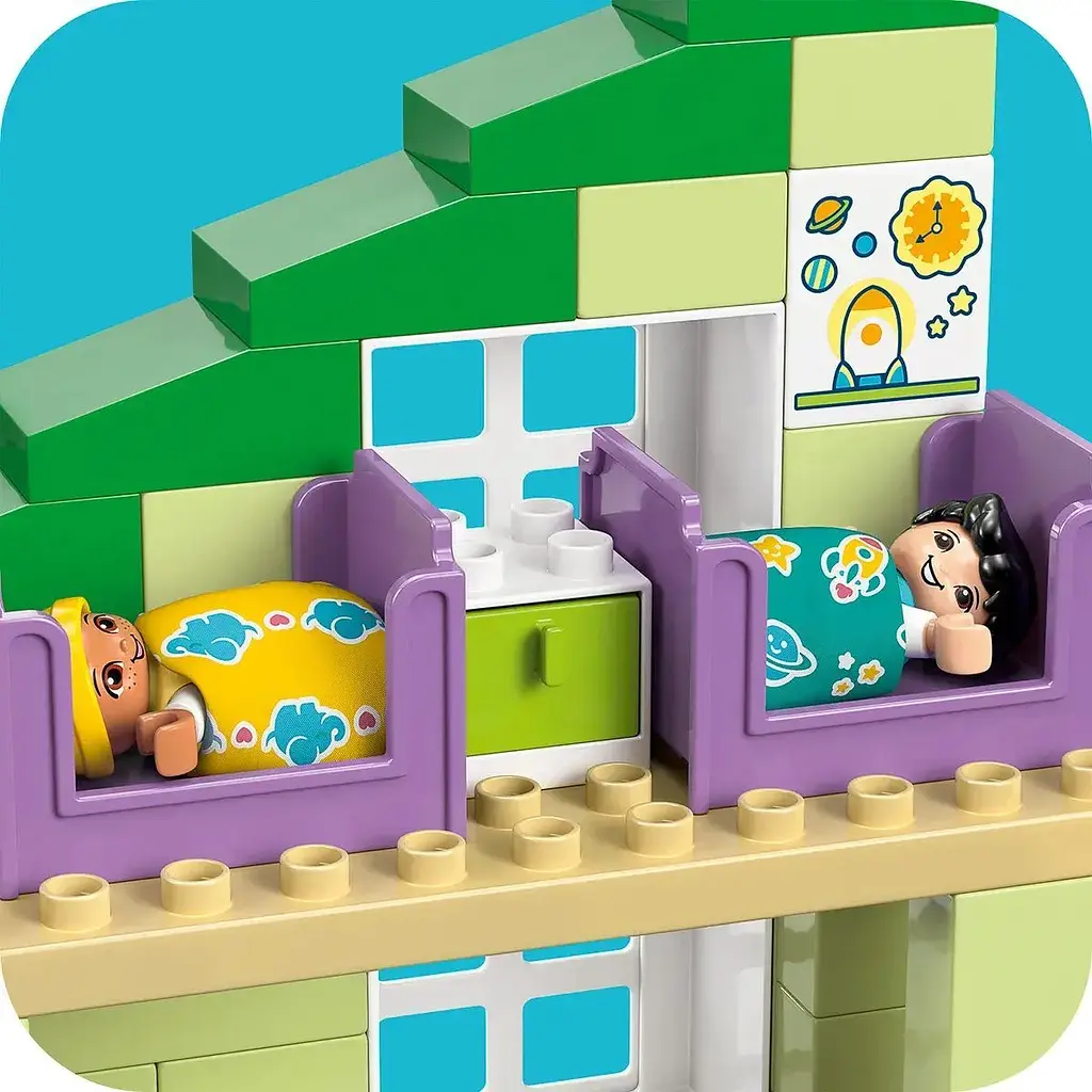 Конструктор LEGO DUPLO Town Сучасний родинний будинок із фігурками 3 в 1, 166 деталей (10470) - фото 10