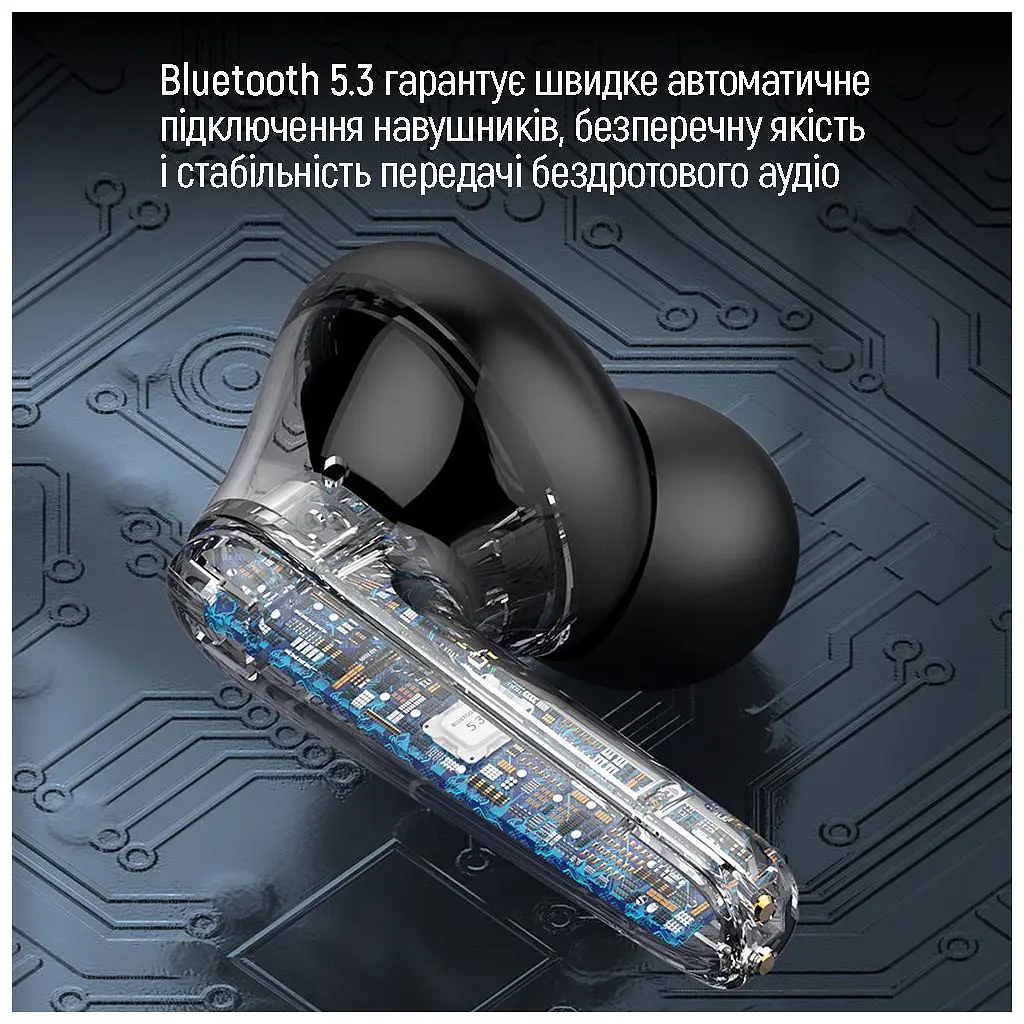 Наушники ColorWay TWS-3 Earbuds Black (CW-TWS3BK) - фото 10