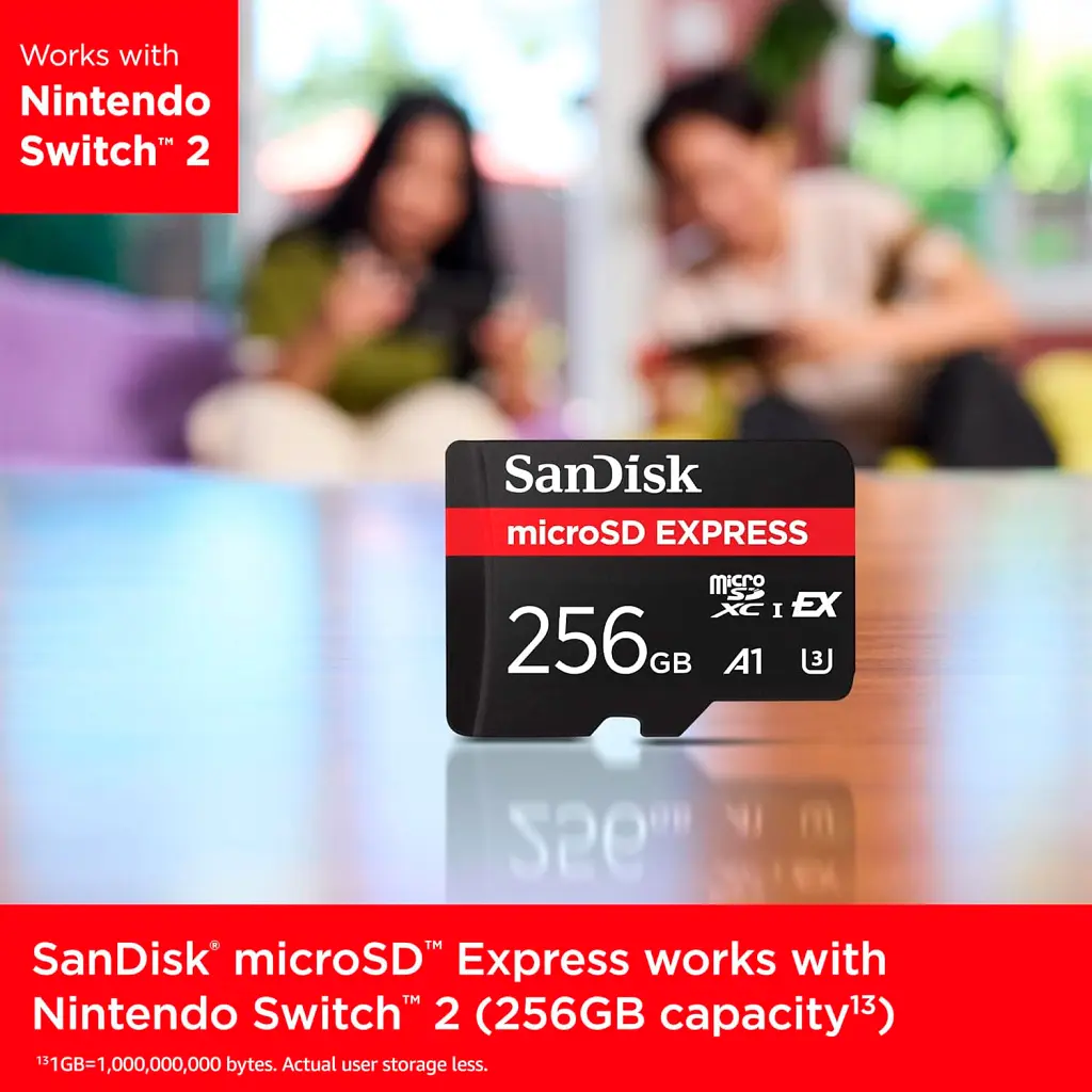 Карта пам'яті SanDisk 256GB microSDXC class 10 UHS-I U3 A1 Express (SDSQXFN-256G-GN4NN) - фото 3