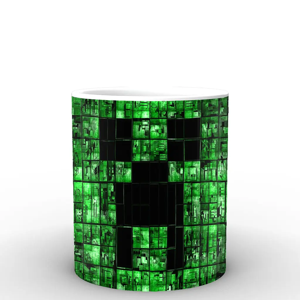 Кухоль GeekLand Minecraft Майнкрафт постер MС.02.016 330 мл білий - фото 3