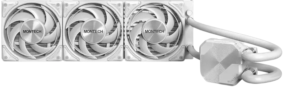 Водяне охолодження Montech HyperFlow Silent 360 White (HYPERFLOW SILENT 360 (W)) - фото 2
