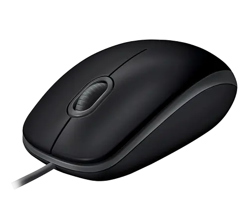 Миша Logitech B110 Silent, Black, USB, оптична, 1000 dpi, 3 кнопки, 1.8 м (910-005508) - фото 2