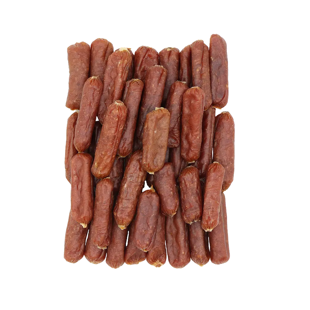 Ласощі для собак SNAPPY DOG SNACKS SAUSAGES Сосиски з яловичини, 500 г - фото 5