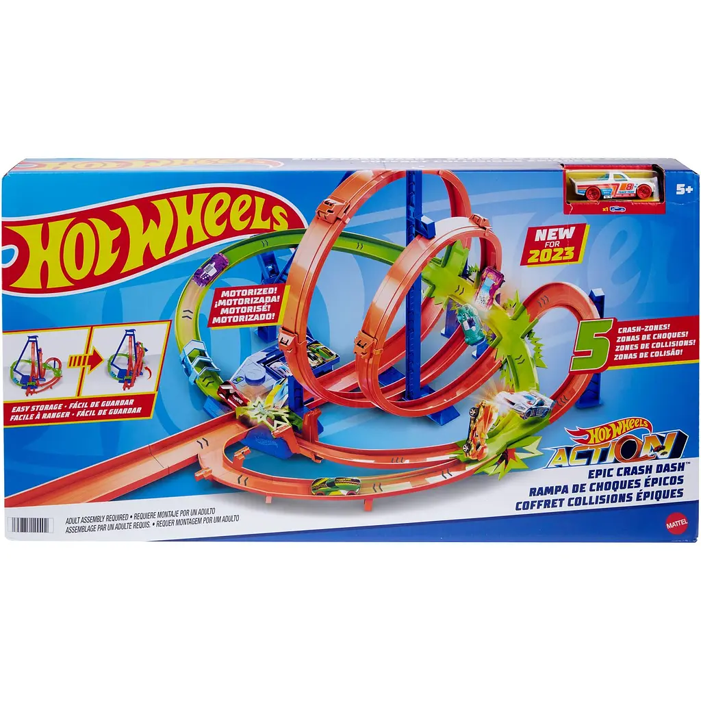 Трек Hot Wheels Гігантська петля Шалені зіткнення (HNL97) - фото 6