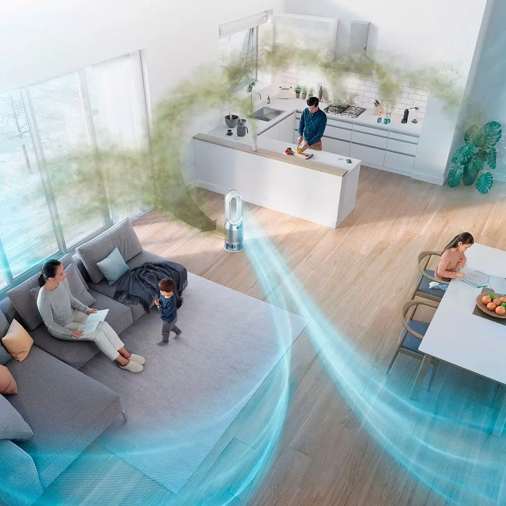 Очищувач повітря Dyson Purifier Humidify + Cool Autoreact PH3A White/Nickel [419912-01] [77745] - фото 5