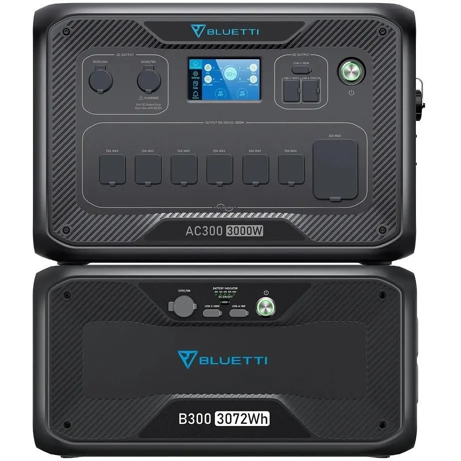 Зарядна станція BLUETTI AC300 + battery module B300, 3000 Вт 3072 Вт/г - фото 2