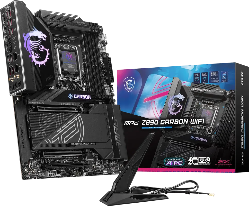 Материнська плата MSI Z890 MPG Carbon Wi-Fi LGA 1851 (MPG Z890 CARBON WIFI) - фото 5