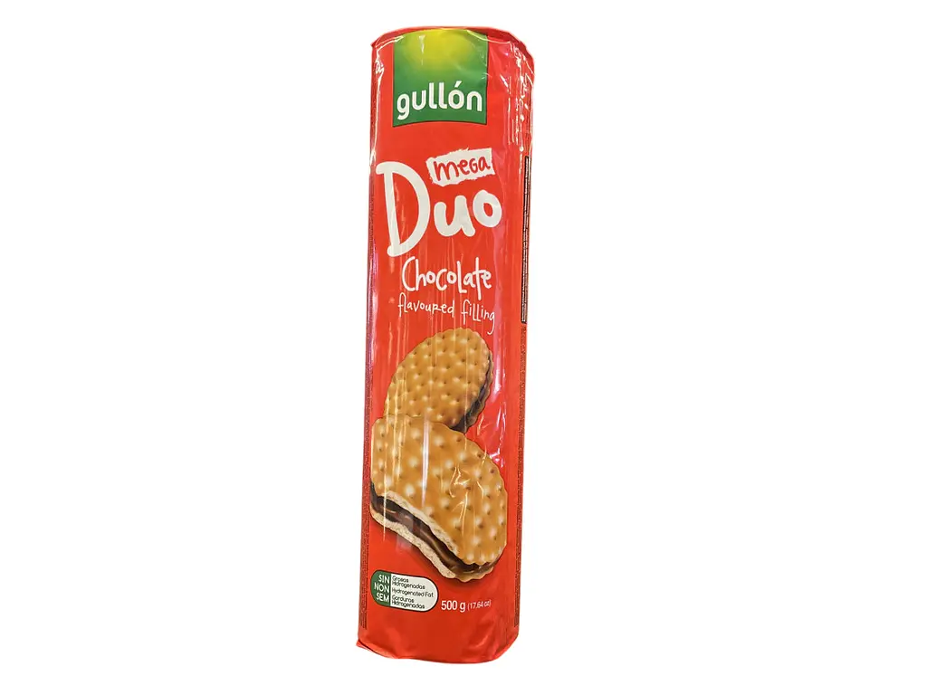 Печиво GULLON Duo Mega сендвіч з шоколадним кремом 500 г (8410376017113)