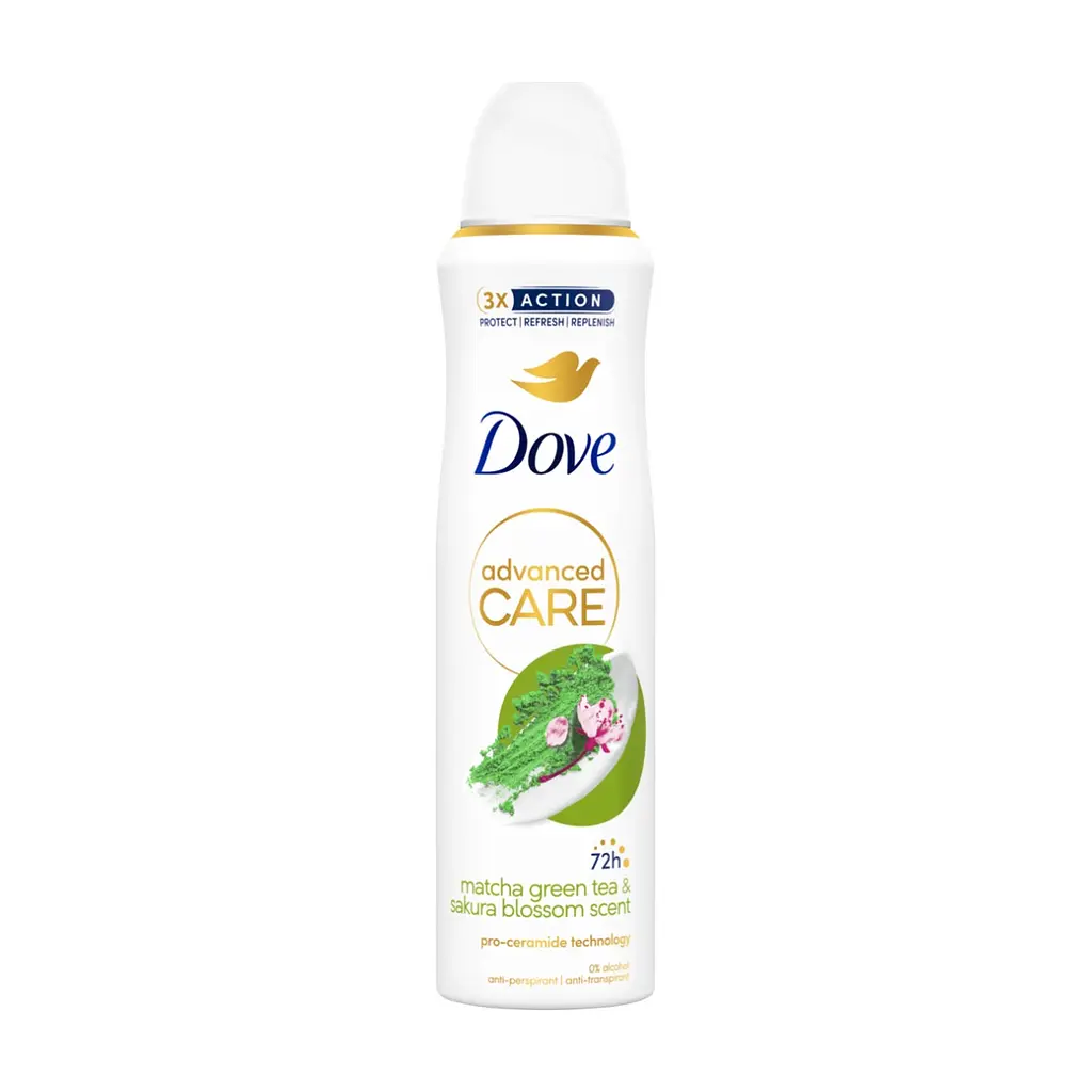 Антиперспірант Dove Зелений чай матча та цвіт сакури 150 мл (8720181291654)